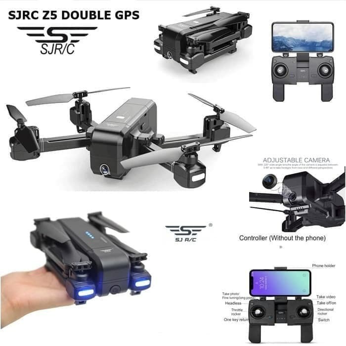 SJRC Z5 GPS 1080P HD CAMERA FOLDING DRONE 20 MENIT VS BUG 5 VISUO F196