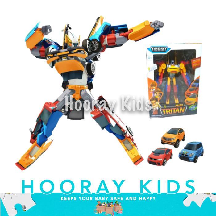 Wltoys Store - Mainan Robot Transformers Tobot Tritan Titan Giga 7 X Y R W Set Besar Edukasi Anak