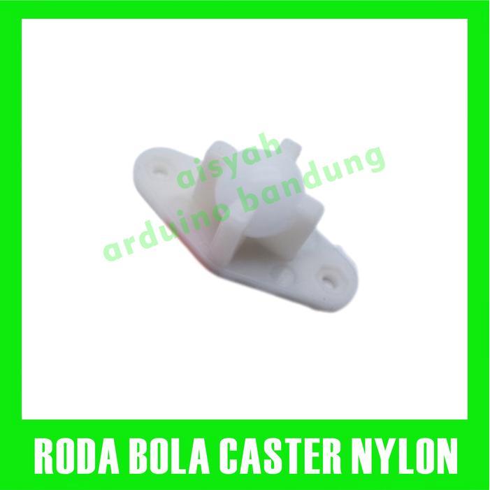 new RODA BOLA CASTER FULL NYLON BALL CASTER WHEEL 1 INCH