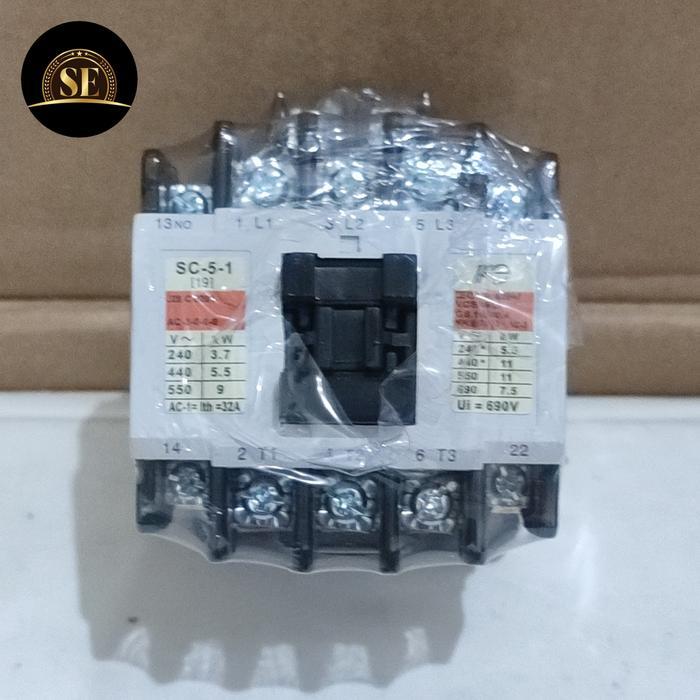 Magnetic Contactor Fuji Sc-5-1 Kontaktor Fuji Sc51 Sc 5 1