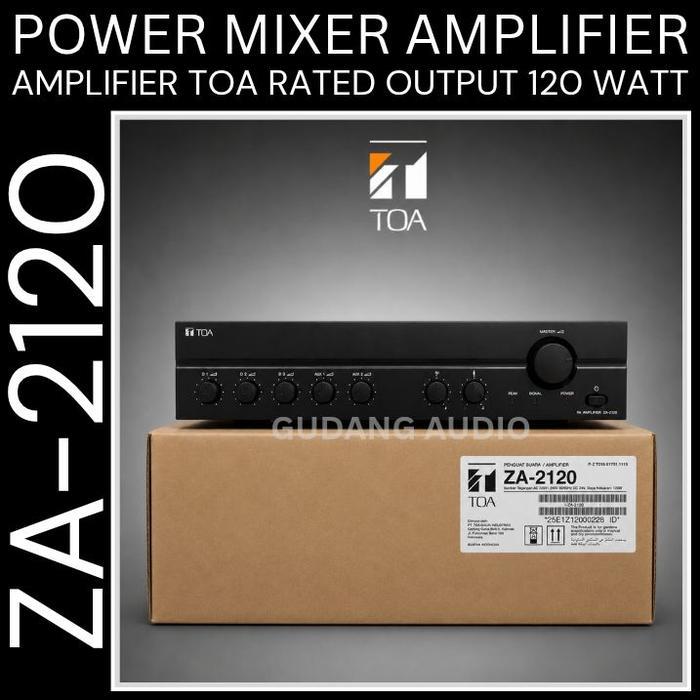 ZA-2120 AMPLIFIER TOA ZA-2120 ZA 2120 POWER MIXER AMPLIFIER TOA ORINAL 120 TT