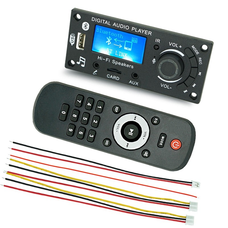 LCD Screen Display Mp3 Decoder Board Bluetooth Module DIY Products Car o Accessories o