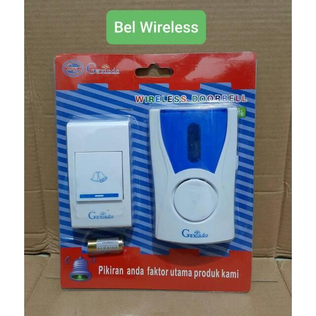 GAXINDO BEL WIRELESS / BELL PINTU WIRELESS + BATERAI (SUDAH TERMASUK