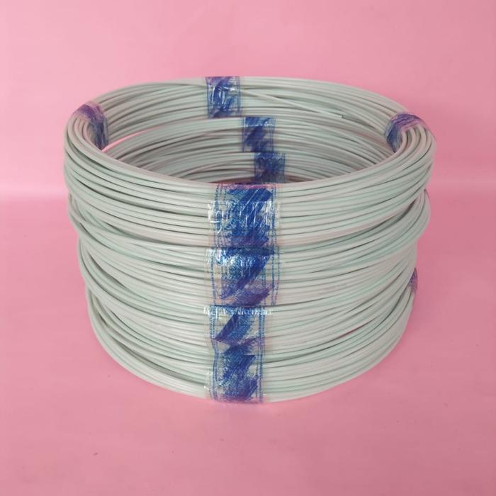 Ruji Jeruji Fiber 1,8Mm Putih Susu Setengah Kilo Ruji Kandang Burung Ebod Bnr Radja Dll