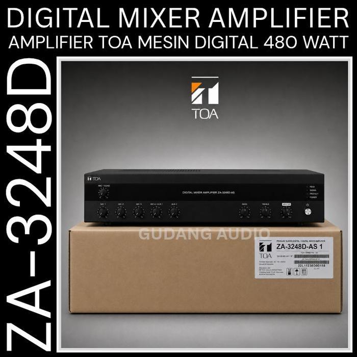 Za-3248D Digital Power Mixer Amplifier Toa Za-3248 Za 3248 480 Watt Original #Gratisongkir