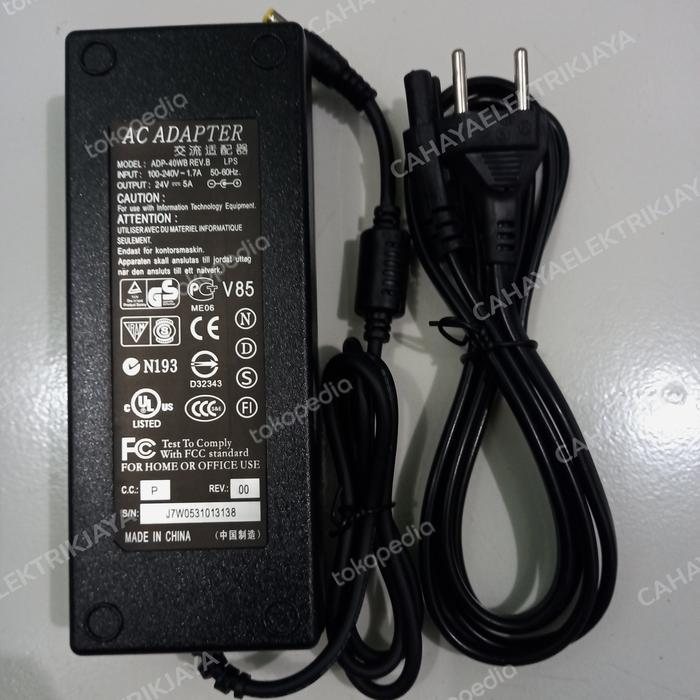 Adaptor 24V 5A/Adapter 24V - 5A/Switching Adapter 24V 5A High Quality
