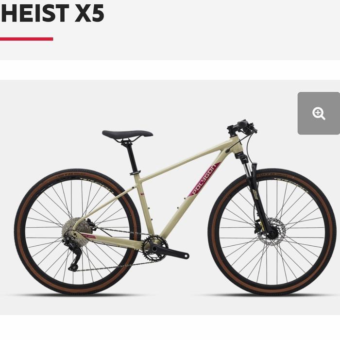 Sepeda Hybrid POLYGON HEIST X5 - Cream, S
