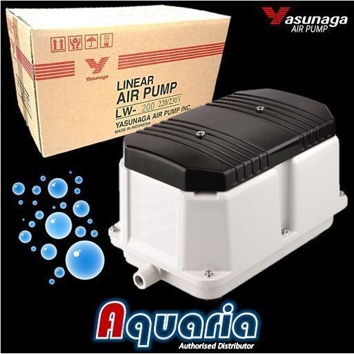 Yasunaga LW-200 Pompa Udara Aquarium/Kolam/Limbah Air Blower Pump Yasunaga LW200
