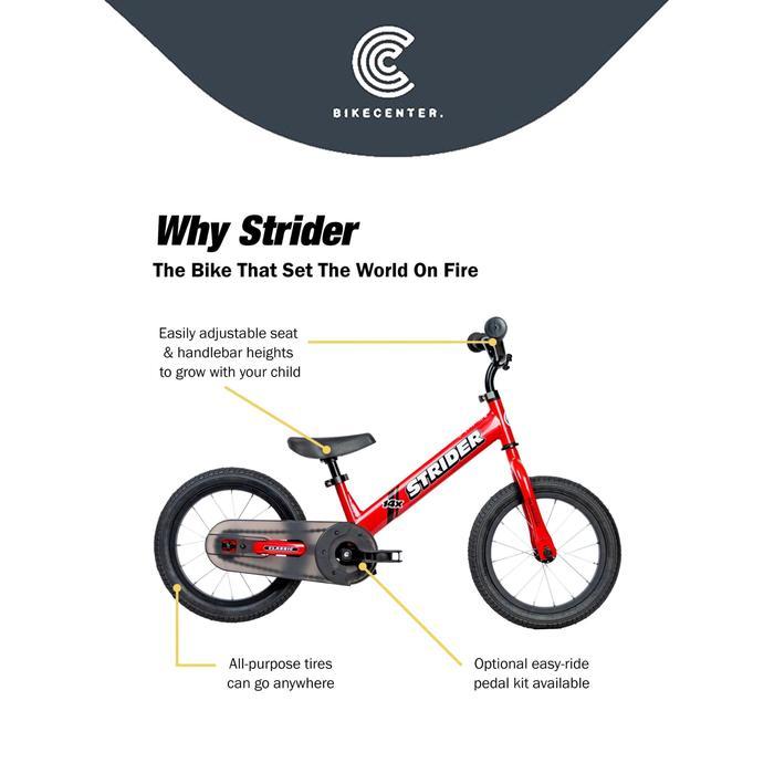 SEPEDA ANAK STRIDER 14X SPORT RED