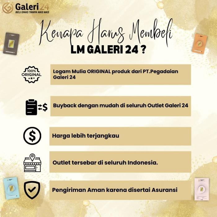 Emas Batangan Galeri 24 5 Gram - Emas Galeri 24