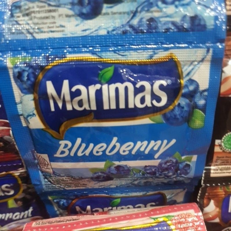 Minuman Marimas Blueberry/Pack - Isi 12 x 10 Pcs (1 Pak)