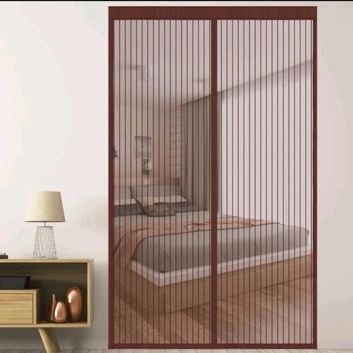 ORIGINAL Tirai Pintu Magnet Anti Nyamuk Ukuran JUMBO 120x210cm/140x240cm/150x240cm/160x240cm Pems