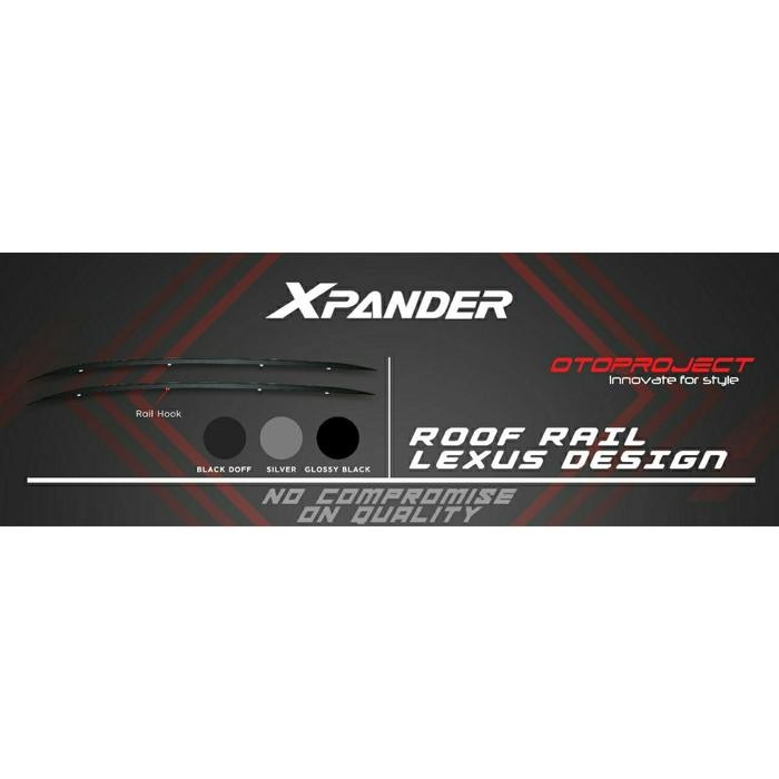 Roof Rail Mitsubishi Xpander Otoproject Roofrail Lexus Design Xpander