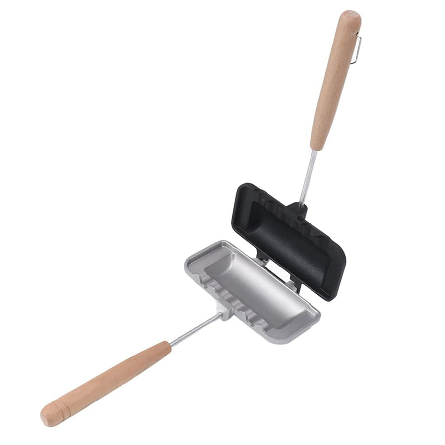 Sandwich Maker Pan Double-D Sandwich Baking Pan Grilled Cheese Maker Nonstick Sandwich Maker Flip