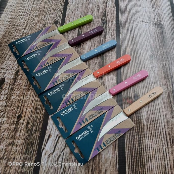 NEW - Opinel N114 Vegetable Knife Pisau ukir buah okulasi cangkok France