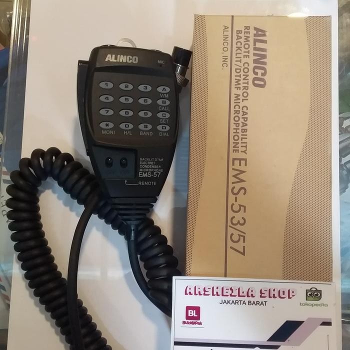 extra mic alinco ems57 untuk alinco DR 135..435..835