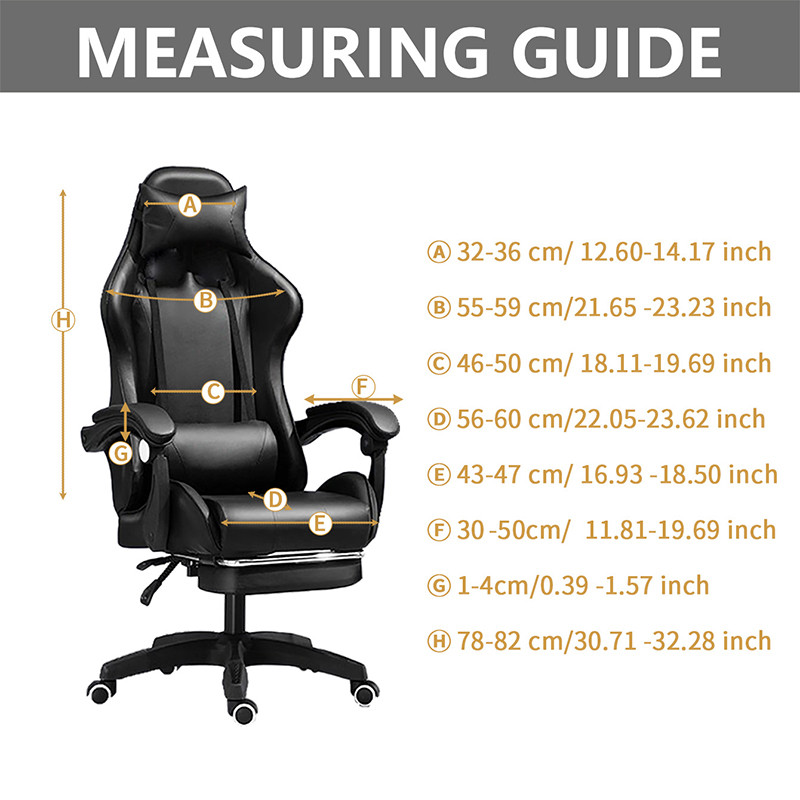 1pc seat cover, gaming chair cover, zipper closure, dust-proof and stain-proof, gaming chair cover,
