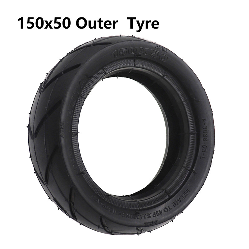HOTA 6 Inch 150x50 Scooter Outer Tire Inner Tube 6x2 for Electric Scooter F0 Wheel Chair Truck