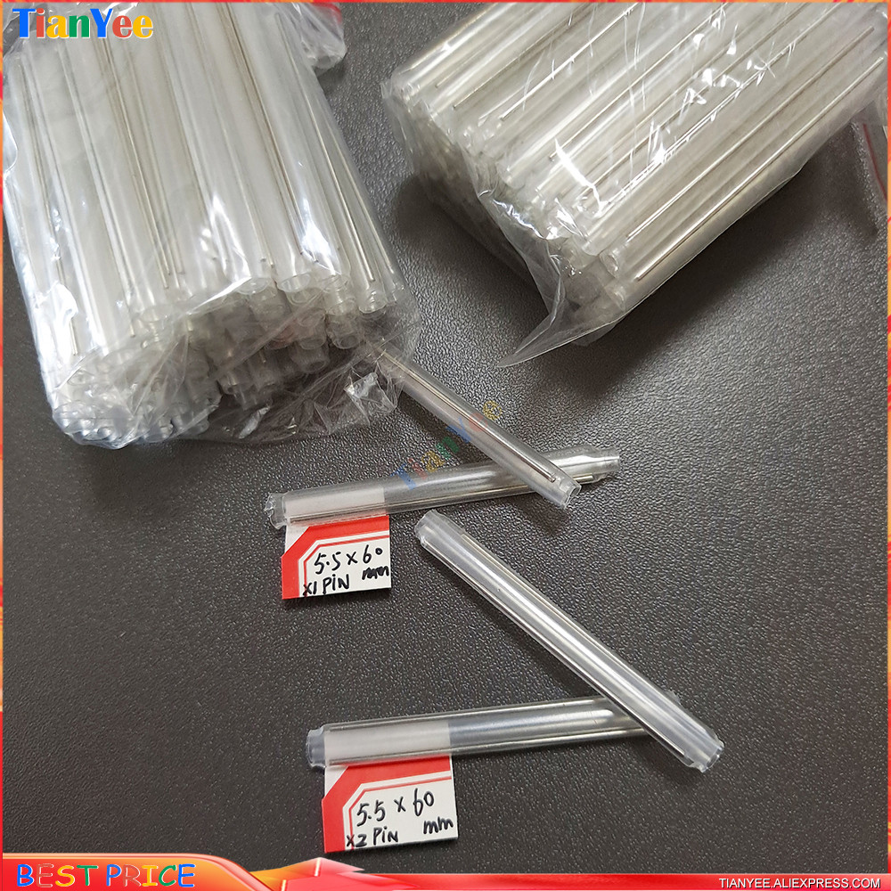 100 ~ 1000pcs/lot Fiber optic tube 5.5mm x 60mm Fiber Cable