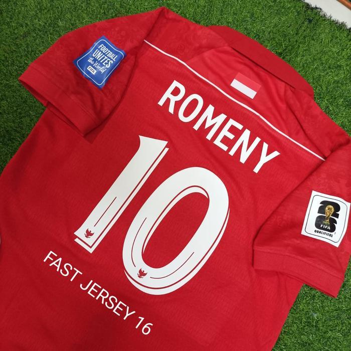 ASLI Jersey TIMNAS INDONESIA NEW 2025 GRADE Home + ESET + PATCH READY STOCK