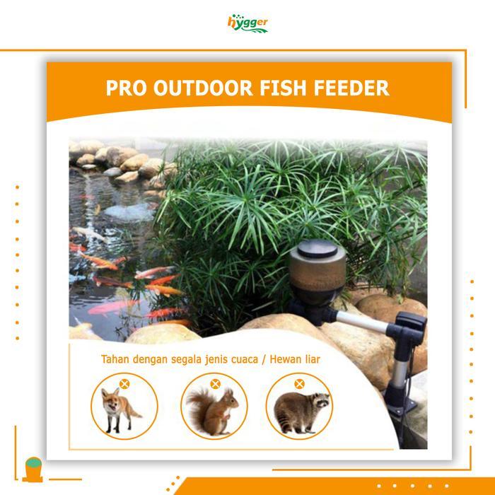 Hygger Automatic Pond Fish Feeder / Automatic Fish Feeder Koi Promo 