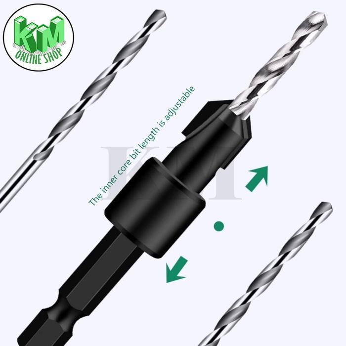 kencana Mata Bor Hole Saw Alat Sembunyikan Sekrup ke Dalam Mata Bor Alat Limited Countersink Bit