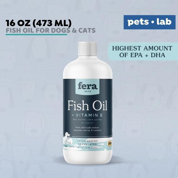 FERA PET ORGANICS FISH OIL EPA DHA OMEGA 3 MINYAK IKAN ANJING KUCING