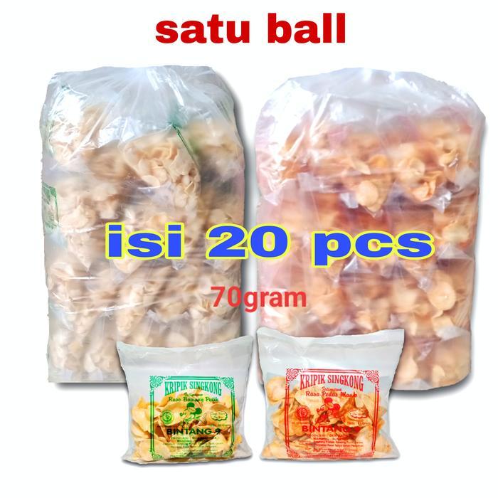 Ready 1 Ball Kripik Singkong Bintang 9 Madura - Keripik Singkong Manding