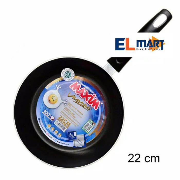 Maxim Valentino Fry Pan Teflon 22Cm Penggorengan Teflon 22Cm Original Maxim