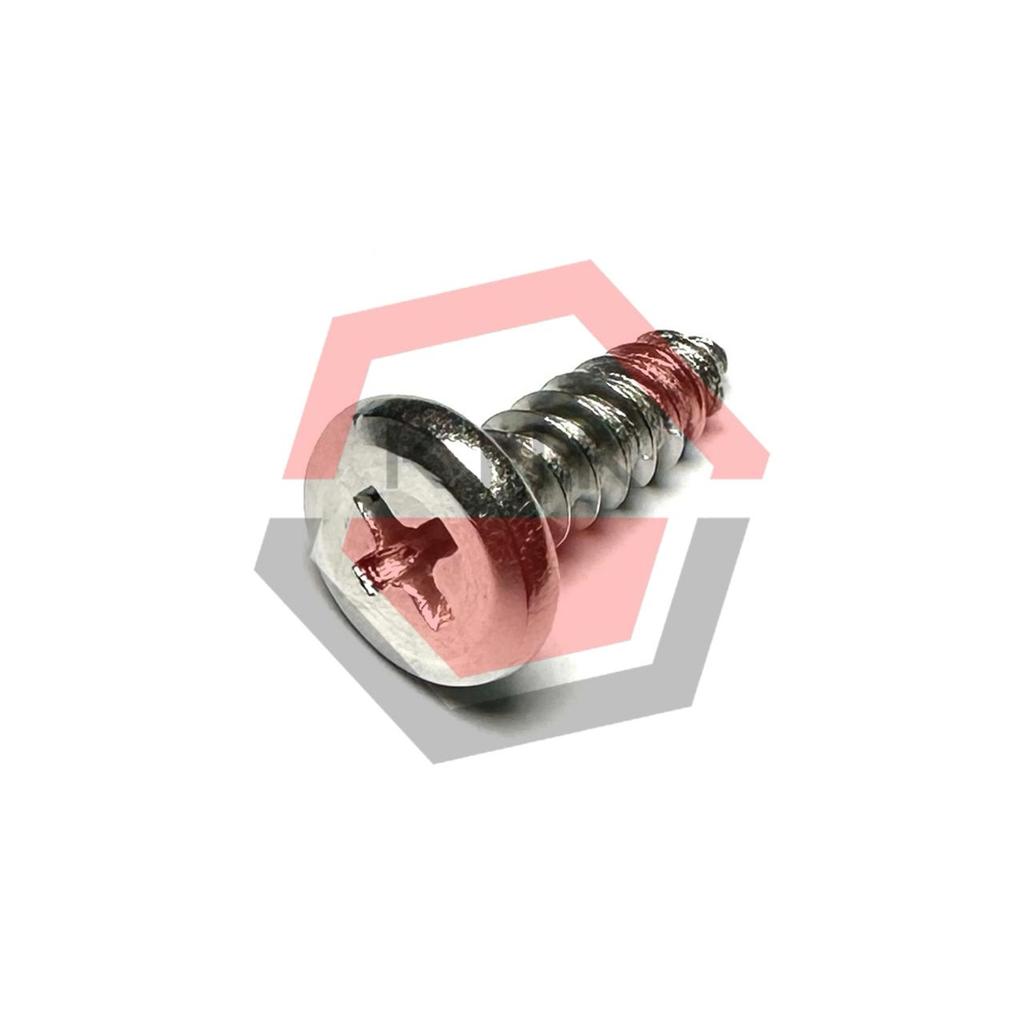 SKRUP BODY MOTOR 5x16 STAINLESS STEEL CHAMFERED HEAD [OBENG +]