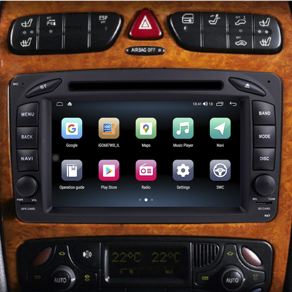 Car Multimedia Player head unit For Mercedes Benz W203 Vito W639