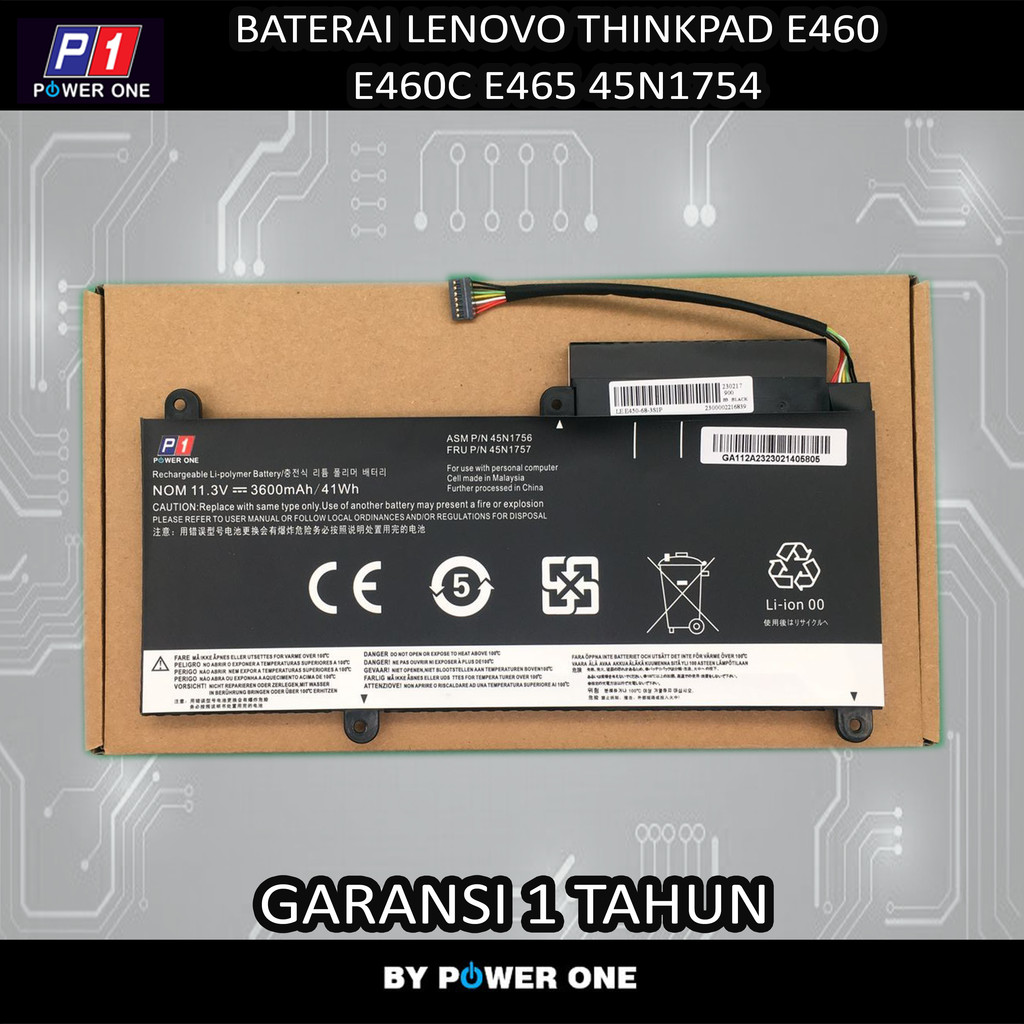 Baterai Lenovo ThinkPad E460 E460C E465