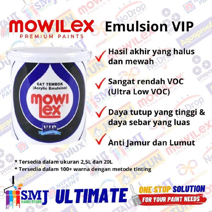 Cat Tembok Mowilex Emulsion Vip Warna Vip 2,5L