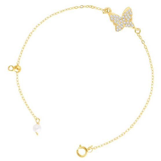 n5en- Dear Me - Skyla Bracelet (Sterling Silver & 14K Gold Plating) Gelang