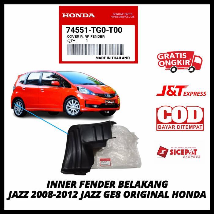 Inner Liner Fender Belakang Jazz 2008-2012 Jazz Ge8 Original Honda