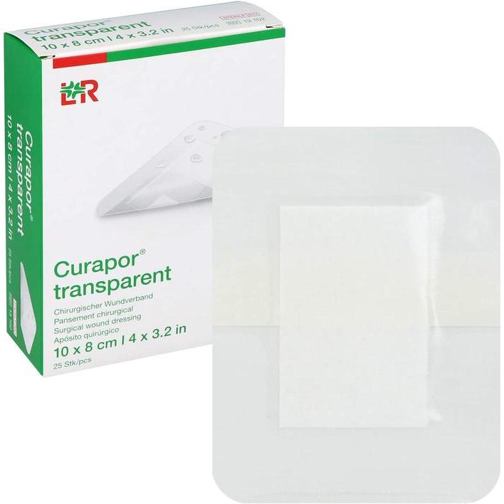 L&R - Plester Luka CURAPOR TRANSPARENT Surgical Dressing Steril