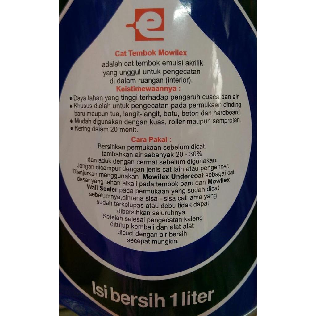 Cat Tembok Mowilex 1 Kg Merah Geranium / Mowilex Emulsion 1 Liter Gratisongkir