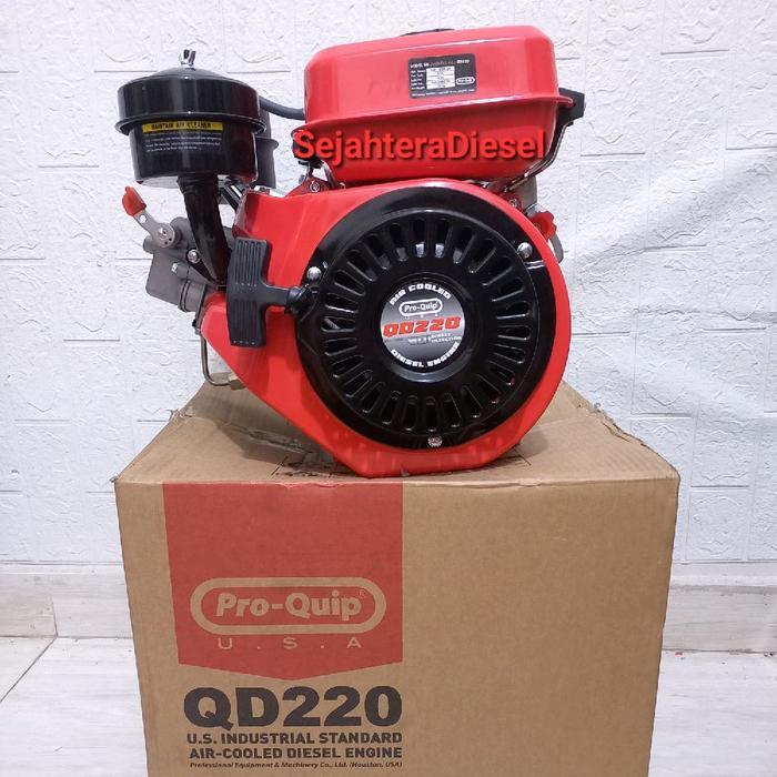PRO-QUIP 9.0HP QD220 Solar Diesel Mesin Penggerak