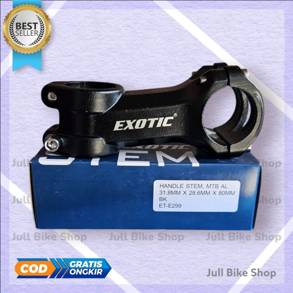 Stem sepeda MTB fixie fork 28.6 mm Oversize OS Turanza Alloy Head 60mm handlebar stang