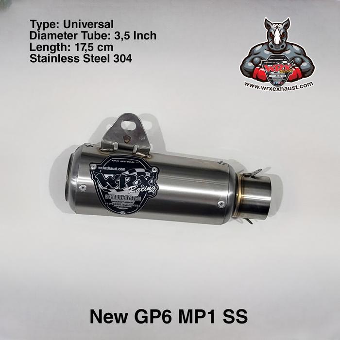 ASLI Knalpot WRX New GP6 SS RS175 Sonic 150R READY STOCK