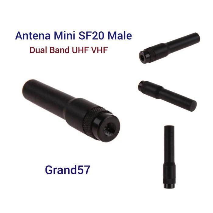 Antena Mini SF20 Male Dual Band UHF Baofeng Yaesu Radio Walkie Talkie
