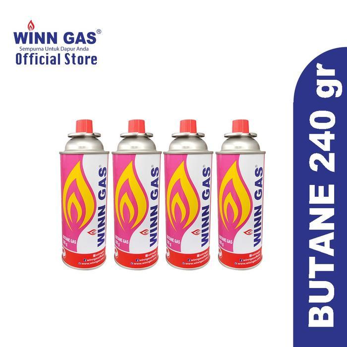 Tabung Gas Kaleng Winn Gas 235 Gram / Gas Kaleng Butane Winn Gas