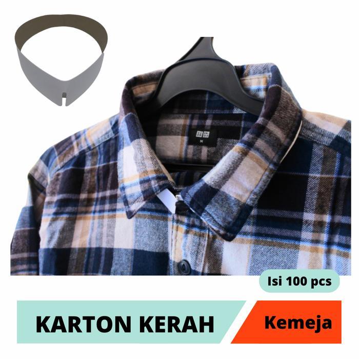 Ameena- Aksesoris Laundry Karton Kerah Kemeja Karton Hanger Celana