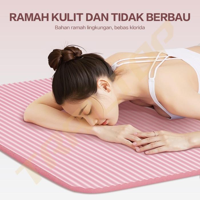 MATRAS YOGA PREMIUM ANTI SLIP MATRAS OLAHRAGA YOGA MAT KARPET OLAHRAGA WORKOUT 8/10MM