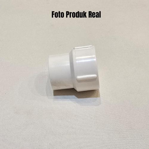 Nepel Reducer Lurus Sock Drat Dalam X 1 Inch Pvc 505 Terjamin