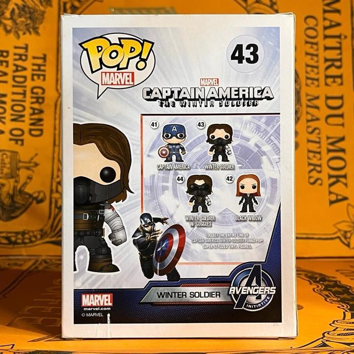 HOT SALE FUNKO POP MARVEL: CAPTAIN AMERICA THE WINTER SOLDIER - WINTER SOLDIER #43 TERMURAH