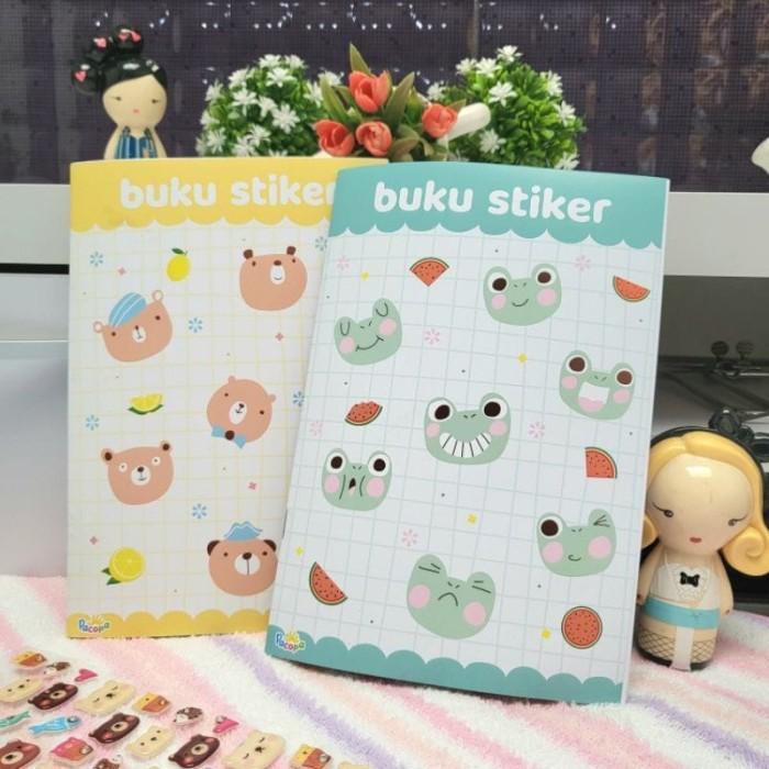 Buku Sticker Anak Buku Koleksi Stiker Polos Kosong