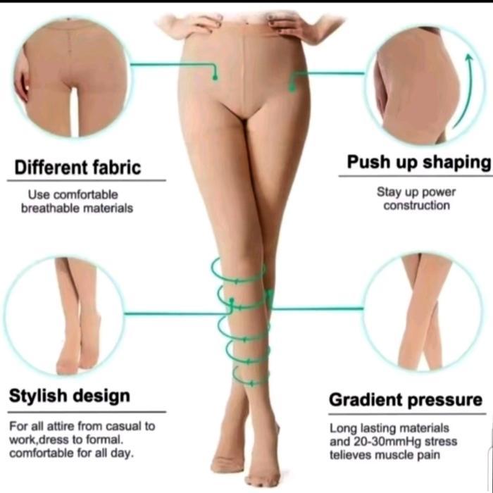 Stoking Pantyhose 120D Stocking Tebal 120 Danier Stoking hitam, cream dan putih