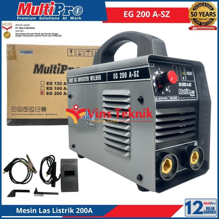 Multipro EG 200 A Mesin Las Listik Inverter Travo Las Inverter 200A EG200