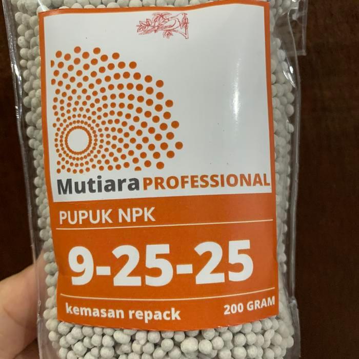 TERLARIS Pupuk NPK mutiara profesional 9-25-25 200 gram npk professional 9 25 25 READY